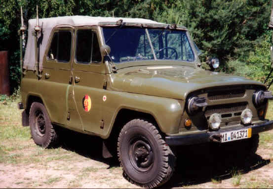 Another one was the UAZ 469 Before that the GAZ 69 was used